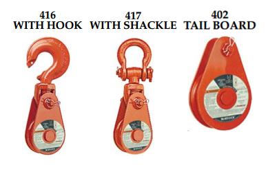 Crosby 416 / 417 / 402 Alloy Snatch Blocks
